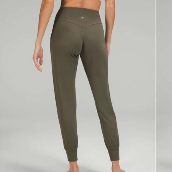 Lululemon Align High Rise Jogger Army Green Size 2 - Picture 4 of 8